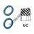 UC-69.85X82.55X6.35-PU90